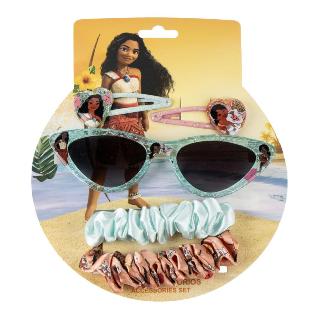 Disney Vaiana Big Sis napszemüveg és hajkiegészítő szett