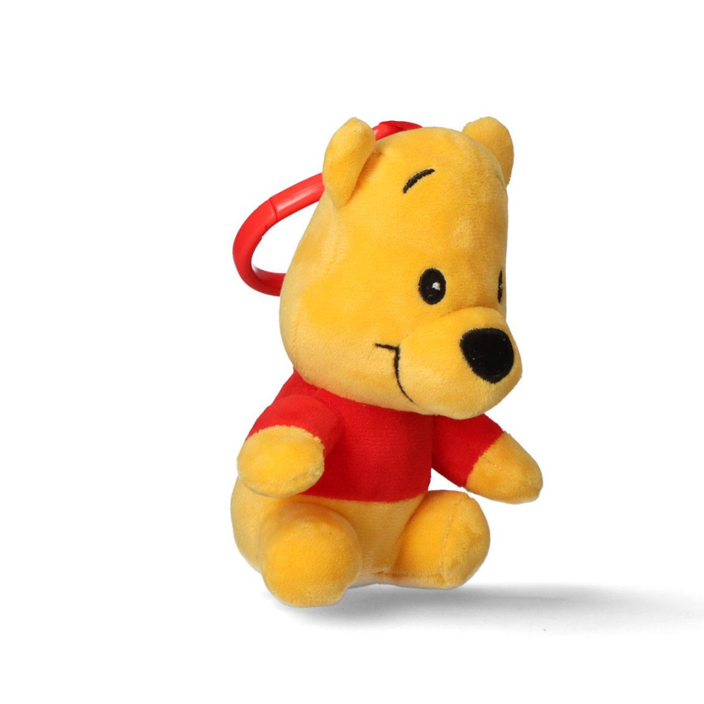Disney Micimackó Yellow 3D plüss figura akasztóval, táskadísz 13 cm - Image 2