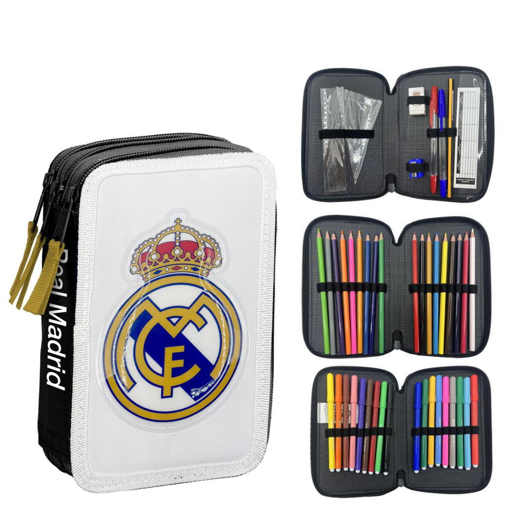 Real Madrid White tolltartó töltött 3 emeletes Giotto