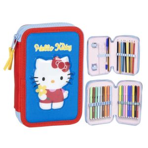 Hello Kitty Blue tolltartó töltött 2 emeletes