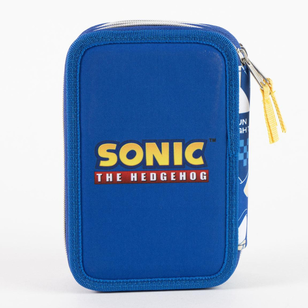Sonic a sündisznó Power Run tolltartó töltött 3 emeletes Giotto - Image 2
