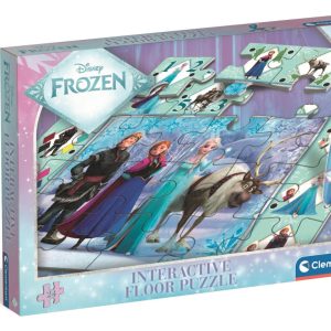 Disney Jégvarázs Ice Kingdom interaktív 24 db-os puzzle Clementoni