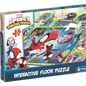 Pókember Spidey and Friends interaktív 24 db-os puzzle Clementoni