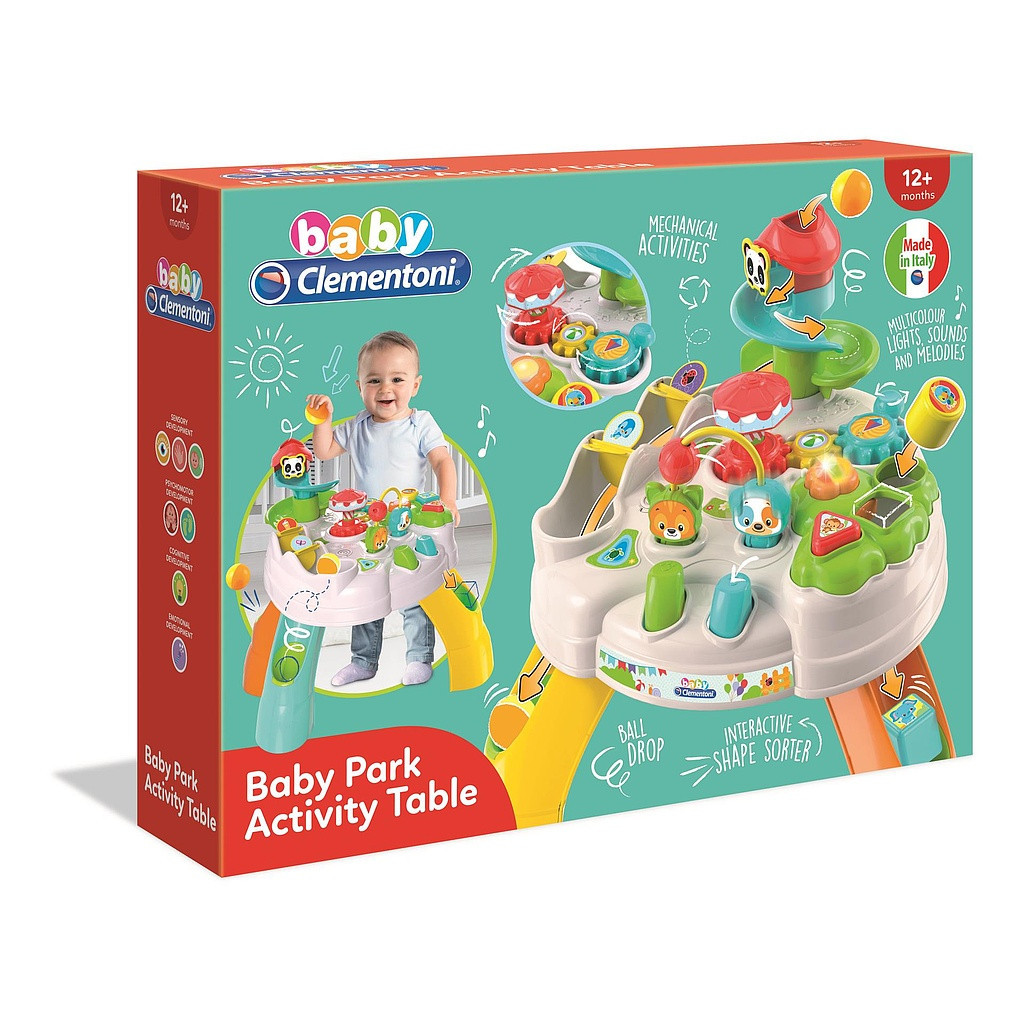 Színes készségfejlesztő interaktív játszópark Activity Table Clementoni