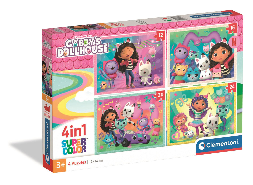 Gabi babaháza Dreamy 4 az 1-ben puzzle Clementoni