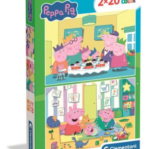 Peppa malac Party Time 2x20 db-os puzzle Clementoni