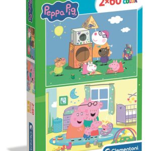 Peppa malac Family Fun 2x60 db-os puzzle Clementoni