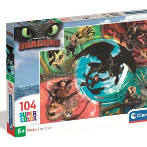 Így neveld a sárkányodat Friends 104 db-os puzzle Clementoni