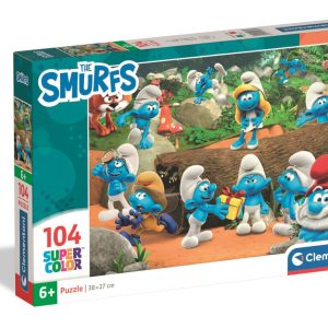 Hupikék törpikék Forest 104 db-os puzzle Clementoni