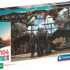 Így neveld a sárkányodat Arena 104 db-os puzzle Clementoni