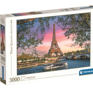 Párizs Iron Lady In Pink 3000 db-os puzzle Clementoni