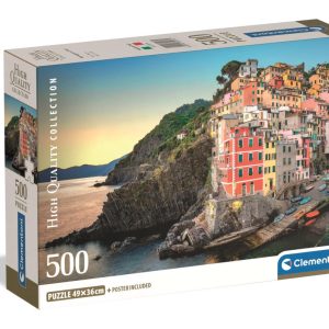 Olaszország Riomaggiore 500 db-os Compact puzzle Clementoni