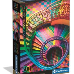 Színes lépcső Colorboom 500 db-os Compact puzzle Clementoni