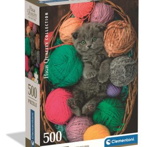 Cicás Fluffy 500 db-os Compact puzzle Clementoni