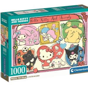 Hello Kitty Forever Friends 1000 db-os Compact puzzle Clementoni