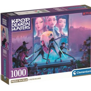 K-pop Démonvadászok Stage Warriors 1000 db-os Compact puzzle Clementoni
