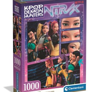 K-pop Démonvadászok Cosmic 1000 db-os Compact puzzle Clementoni