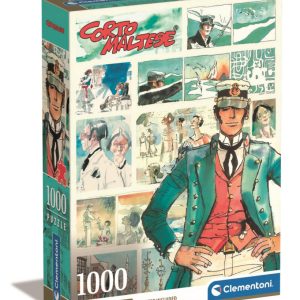 Corto Maltese Watercolors of Time 1000 db-os Compact puzzle Clementoni