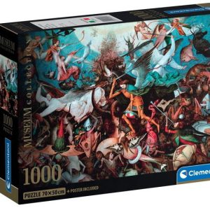Művészet A Lázadó angyalok bukása Bruegel 1000 db-os Compact puzzle Clementoni