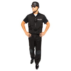 Német rendőr Swat felnőtt jelmez L