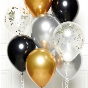 Happy Birthday Fashion léggömb, lufi 8 db-os szett 11 inch (27,5cm)