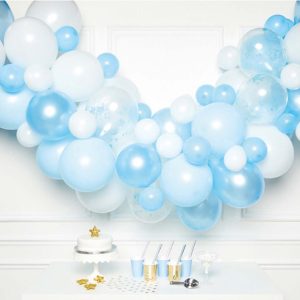 Színes Blue léggömb, lufi girland 70 db-os szett