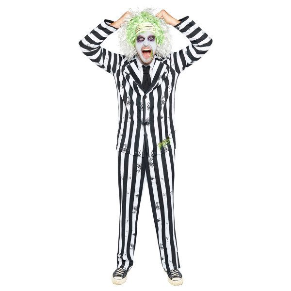 Beetlejuice Striped felnőtt jelmez XL - Image 2
