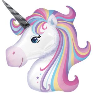 Unikornis Pastel fólia lufi 76 cm