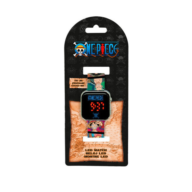 One Piece Friends digitális LED karóra