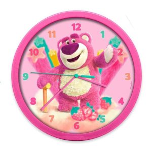 Disney Játékháború Lotso Strawberry falióra 25 cm