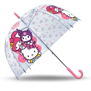Hello Kitty Friends gyerek átlátszó esernyő Ø70 cm