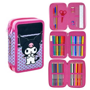 Hello Kitty Kuromi tolltartó töltött 3 emeletes