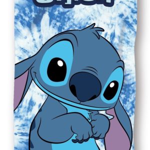 Disney Lilo és Stitch, A csillagkutya Little Blue fürdőlepedő, strand törölköző 70x140cm (Fa