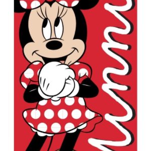 Disney Minnie Polka Love fürdőlepedő, strand törölköző 70x140cm (Fast Dry)