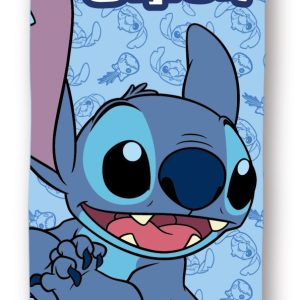 Disney Lilo és Stitch, A csillagkutya Big Smile fürdőlepedő, strand törölköző 70x140cm (Fast