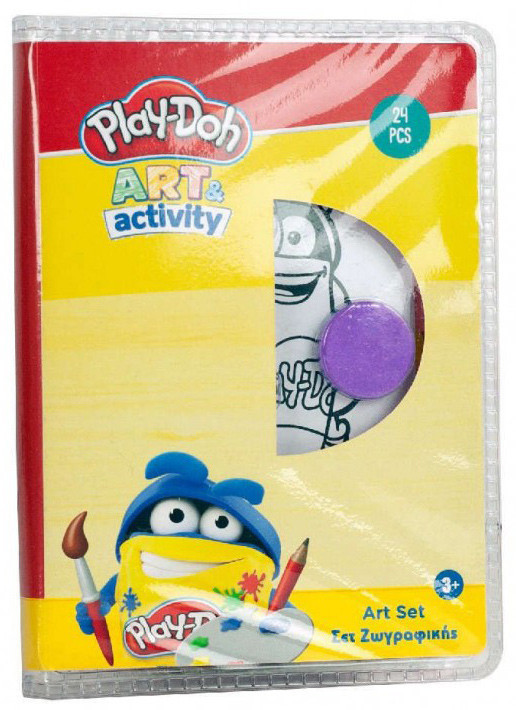 Play-Doh Art kreatív szett, rajzkészlet 24 db-os - Image 2