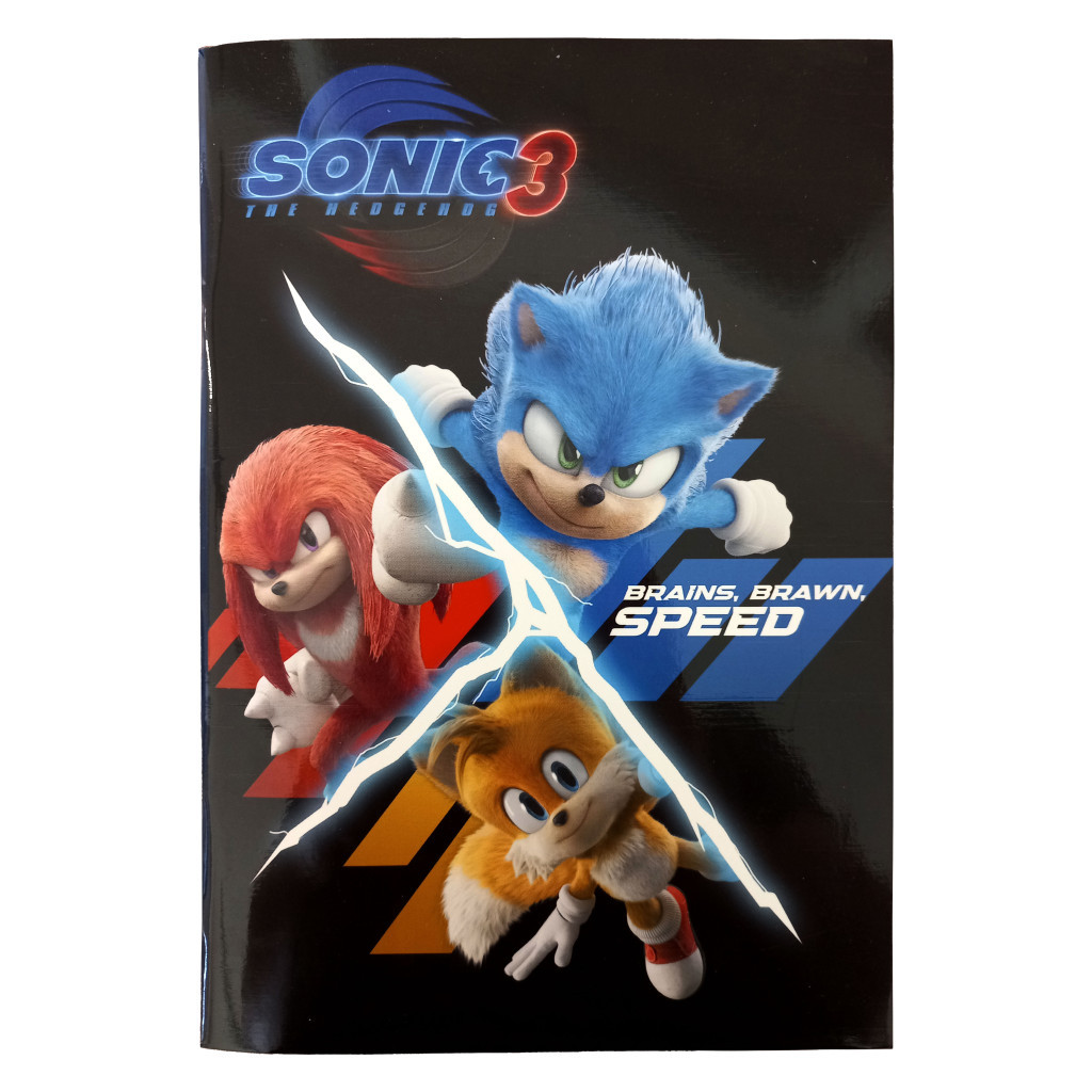 Sonic a sündisznó Hype Man B/5 vonalas füzet 40 lapos