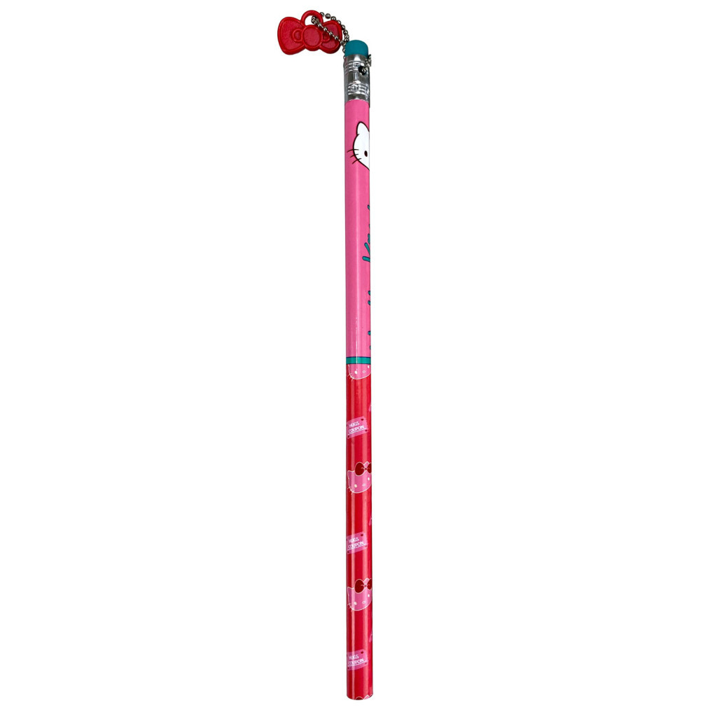 Hello Kitty Sweetheart Pink HB grafit ceruza dísszel