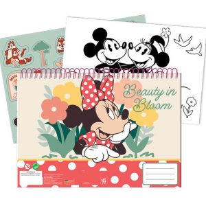 Disney Minnie Nomadic Spirit A/4 spirál vázlatfüzet 40 lapos matricával