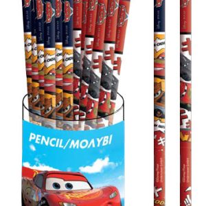 Disney Verdák Vroom HB grafit ceruza radír véggel