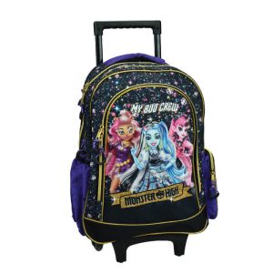 Monster High Crew gurulós iskolatáska, táska 46 cm