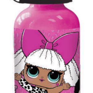 LOL Surprise Pink alumínium kulacs ivókupakkal 400 ml