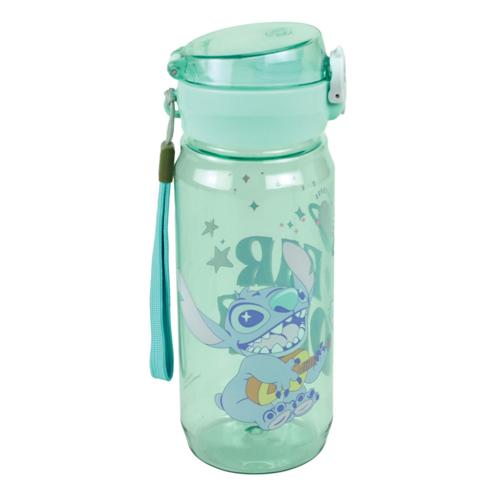 Disney Lilo és Stitch, A csillagkutya Blast műanyag kulacs akasztóval 600 ml