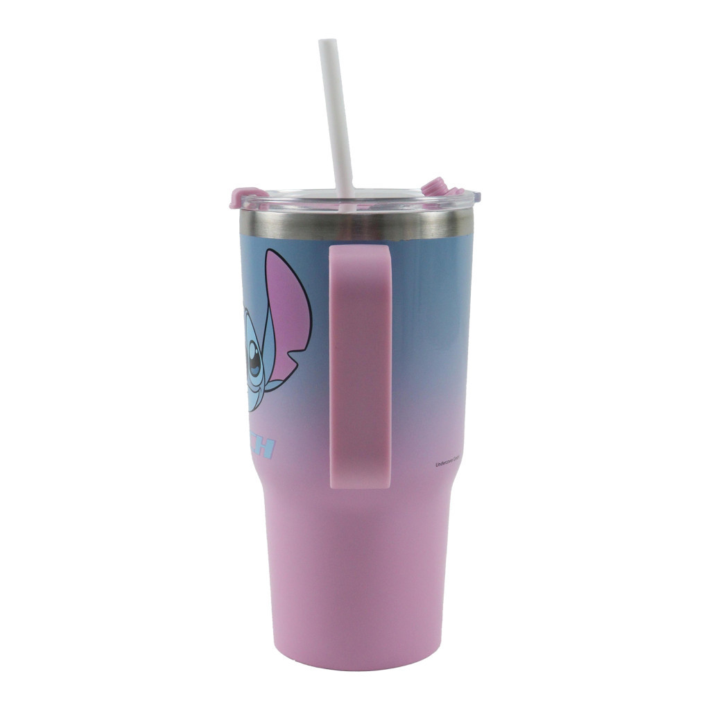 Disney Lilo és Stitch, A csillagkutya Alien 626 rozsdamentes acél thermo szívószálas kulacs 520 - Image 2