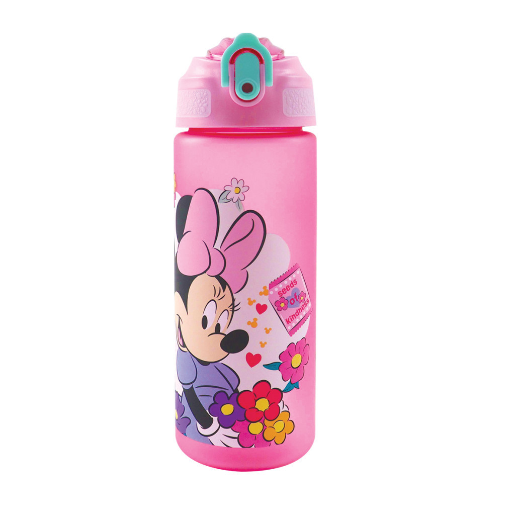 Disney Minnie Kindness műanyag matt szívószálas kulacs 600 ml
