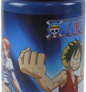 One Piece Crew alumínium szívószálas kulacs akasztóval 500 ml