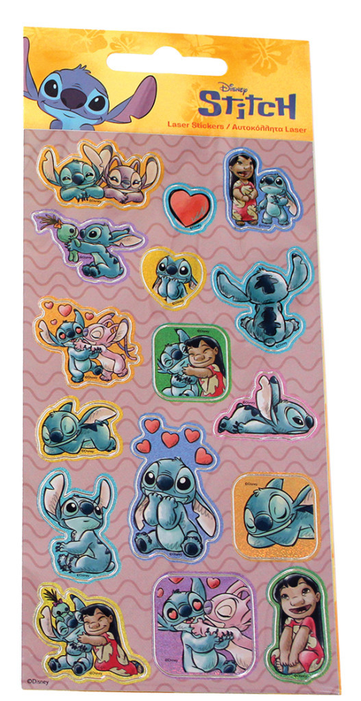 Disney Lilo és Stitch, A csillagkutya Wave hologrammos matrica szett