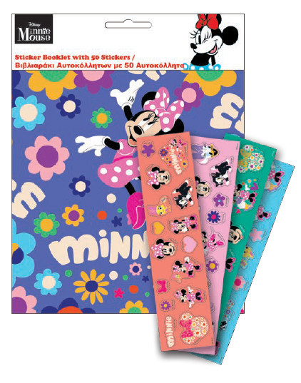 Disney Minnie Bloom matricás album 50 db matricával