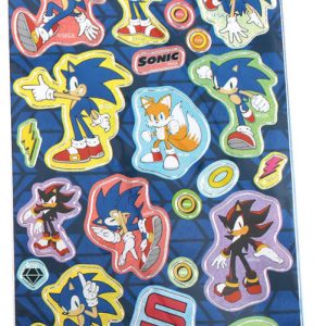 Sonic a sündisznó Magic Rings hologrammos matrica szett