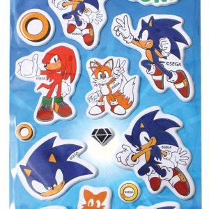 Sonic a sündisznó Ring pufi szivacs matrica szett